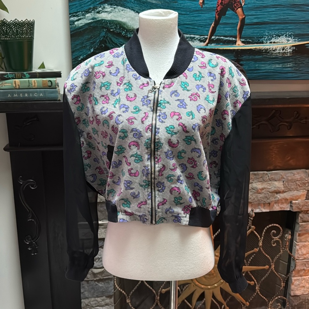 Vtg sheer arms jacket 90s small